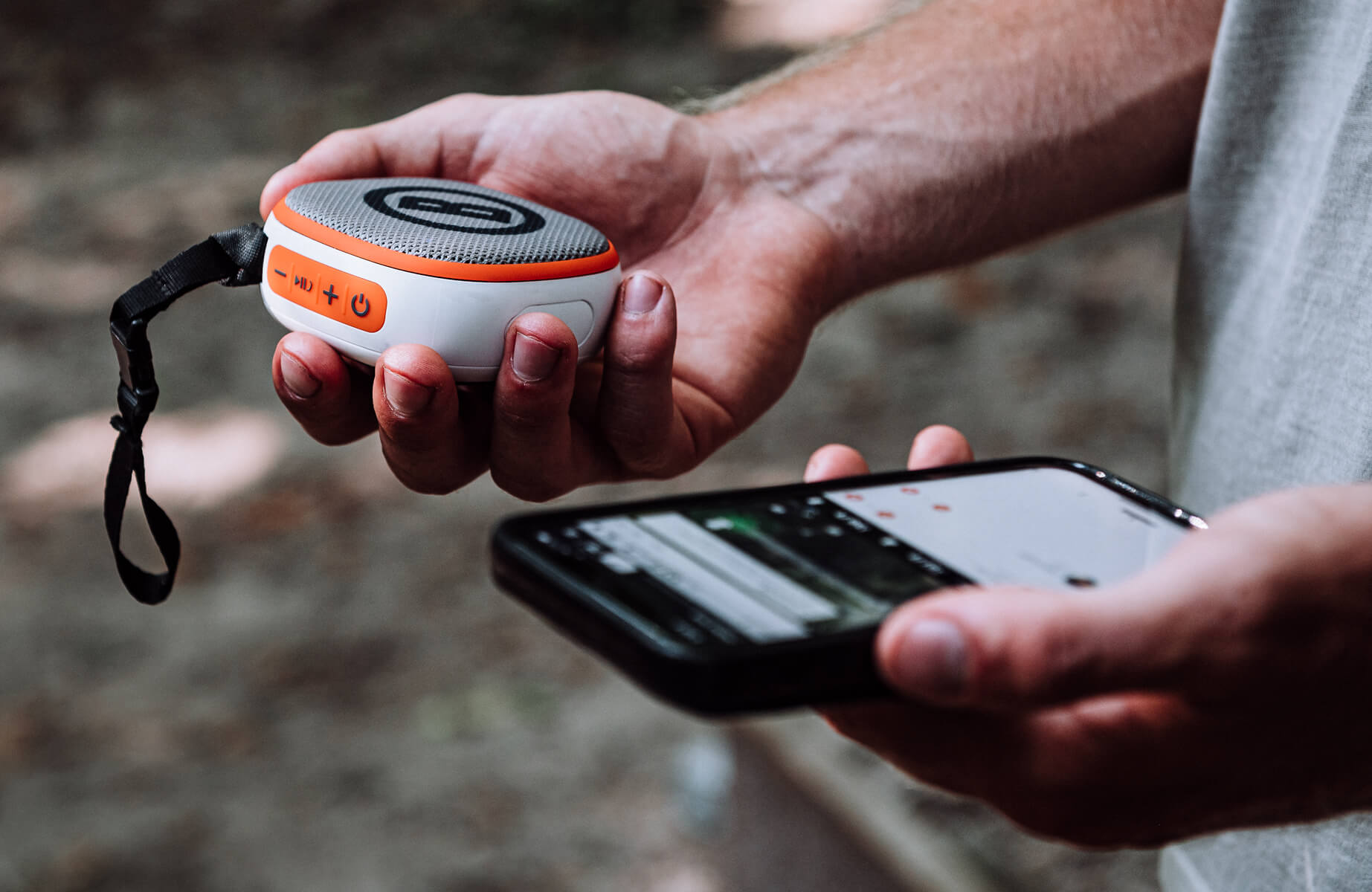 Bushnell Disc Jockey being used with UDisc App
