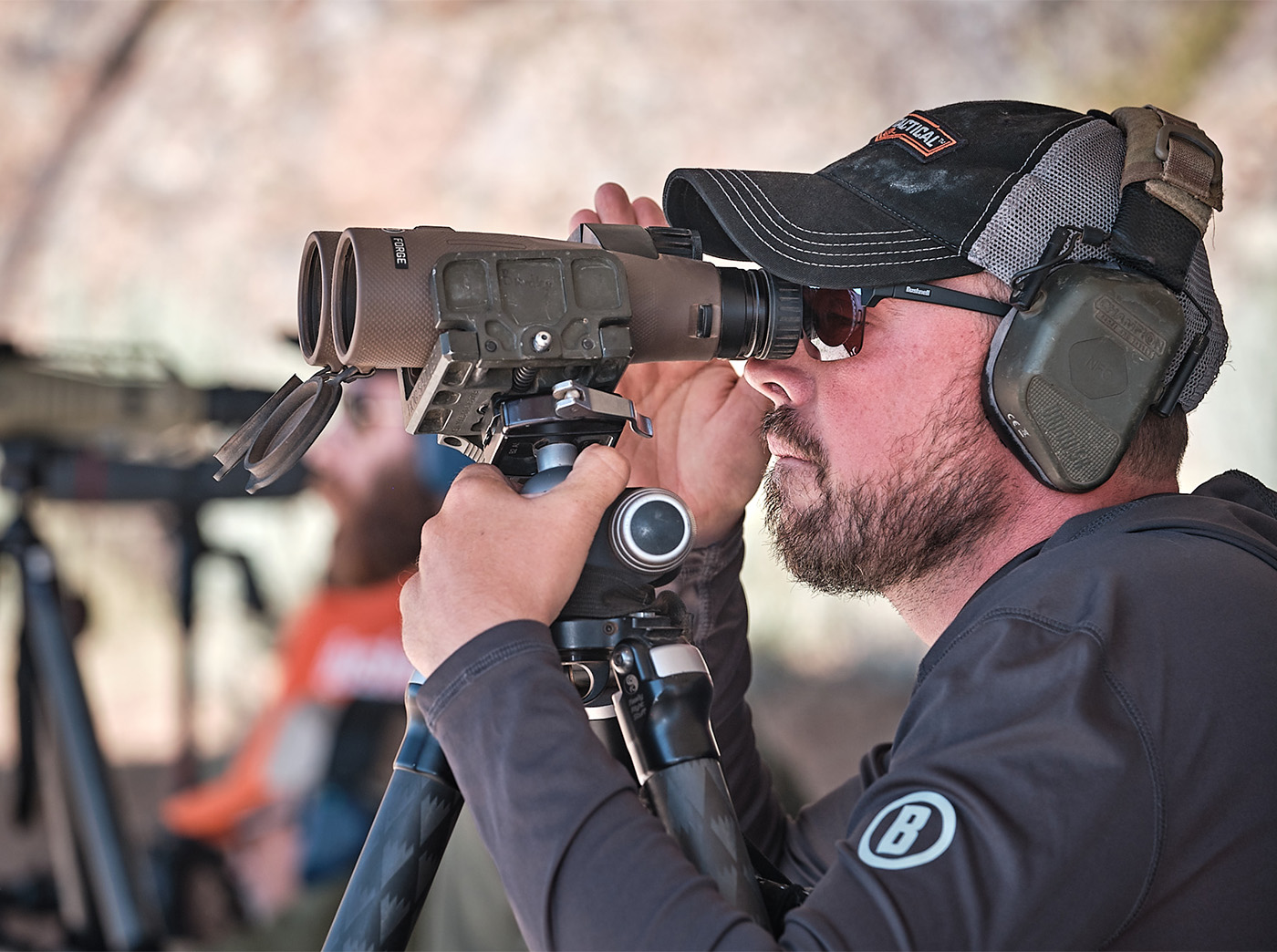 Man wearing Bushnell Performance Eyewear