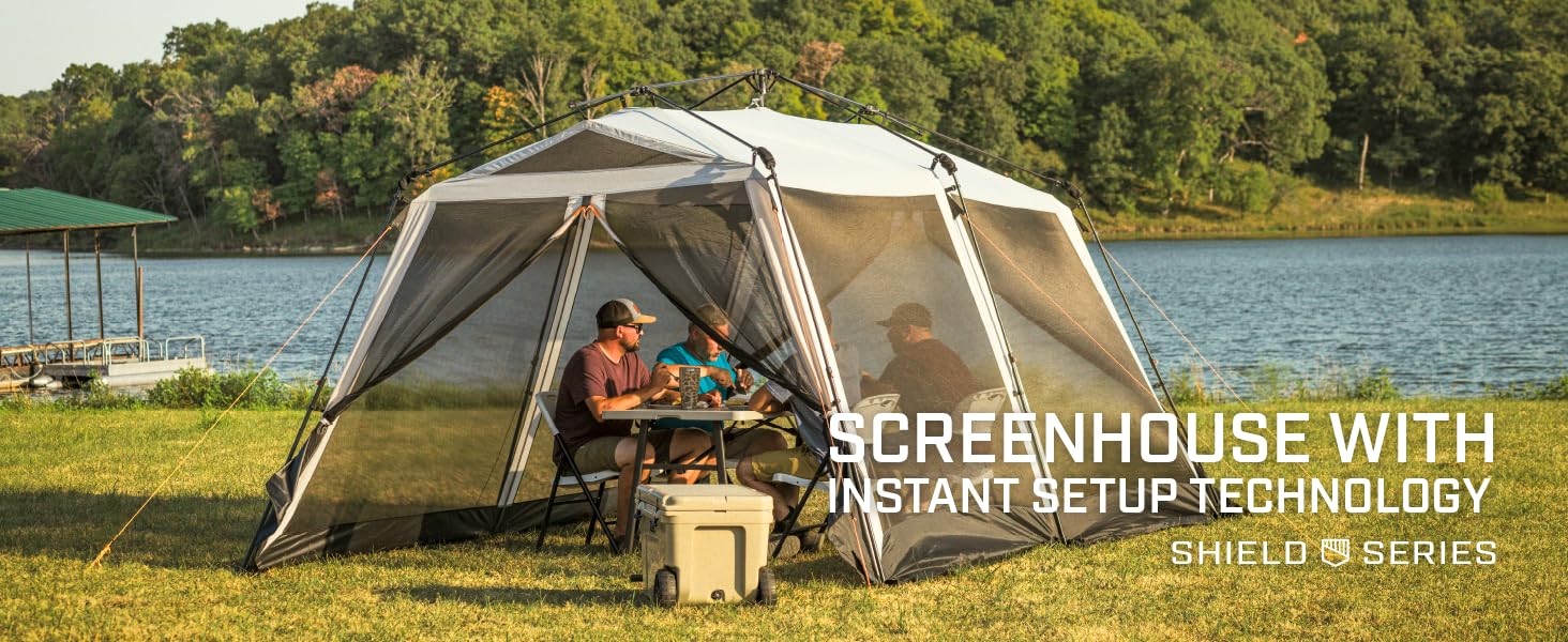 Screenhouse with Instant Setup Technology