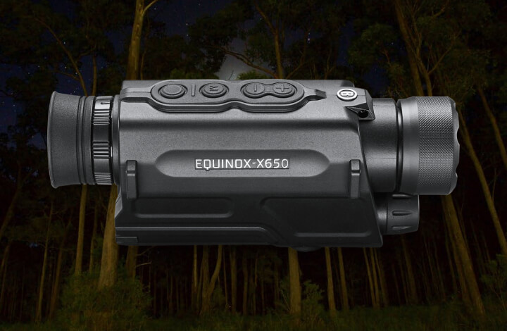 Close-up detail of the Equinox X650 Digital Night Vision