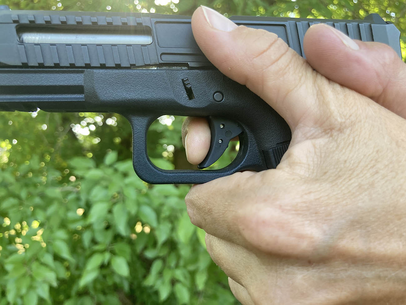 Beginning of contact with Trigger