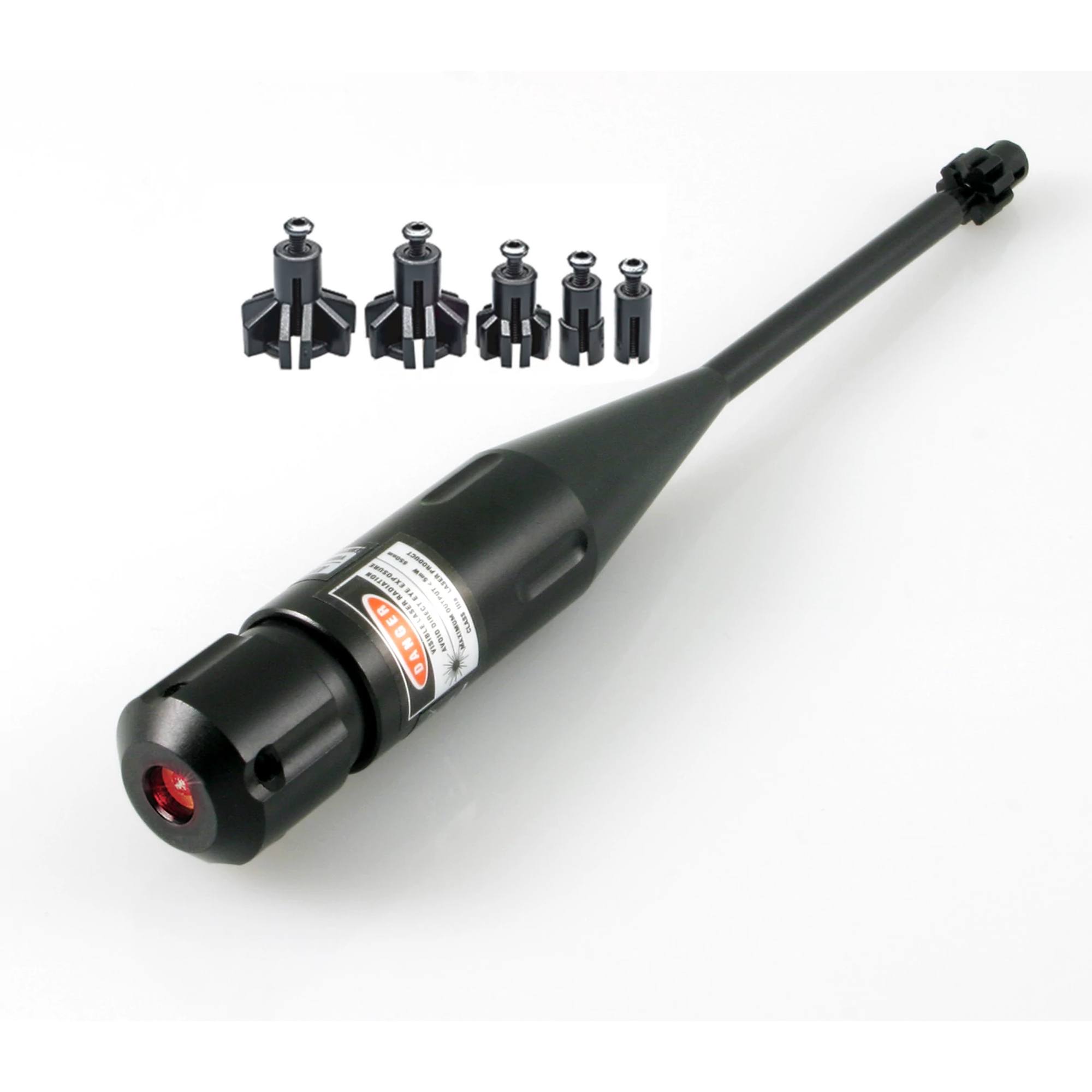 Laser Bore Sight Kit .22 .50 Caliber Red Dot Laser Hunting Rifle Scope Handgun 